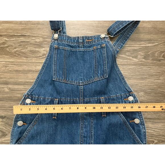 Levi's Womens Denim Bibs Straight Leg Jean Baggy Boyfriend Style Overalls Size S - Picture 4 of 12